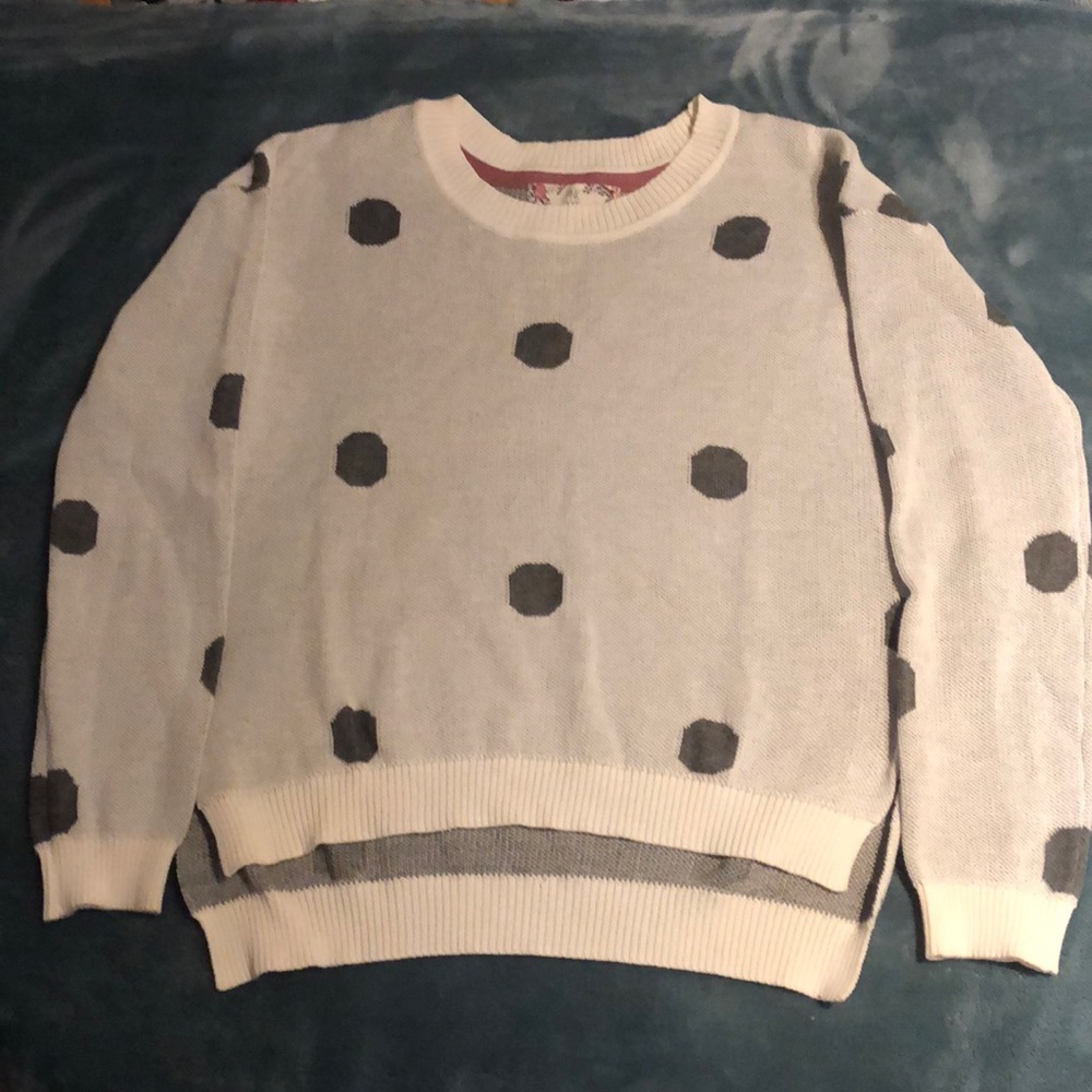 Polka dot sweater